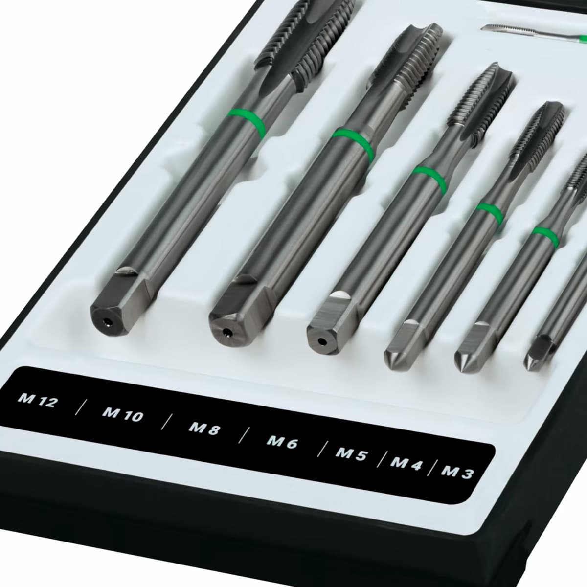 Набор машинных метчиков RUKO 7 предметов M3-M12 HSSE DIN371/376 245061RK