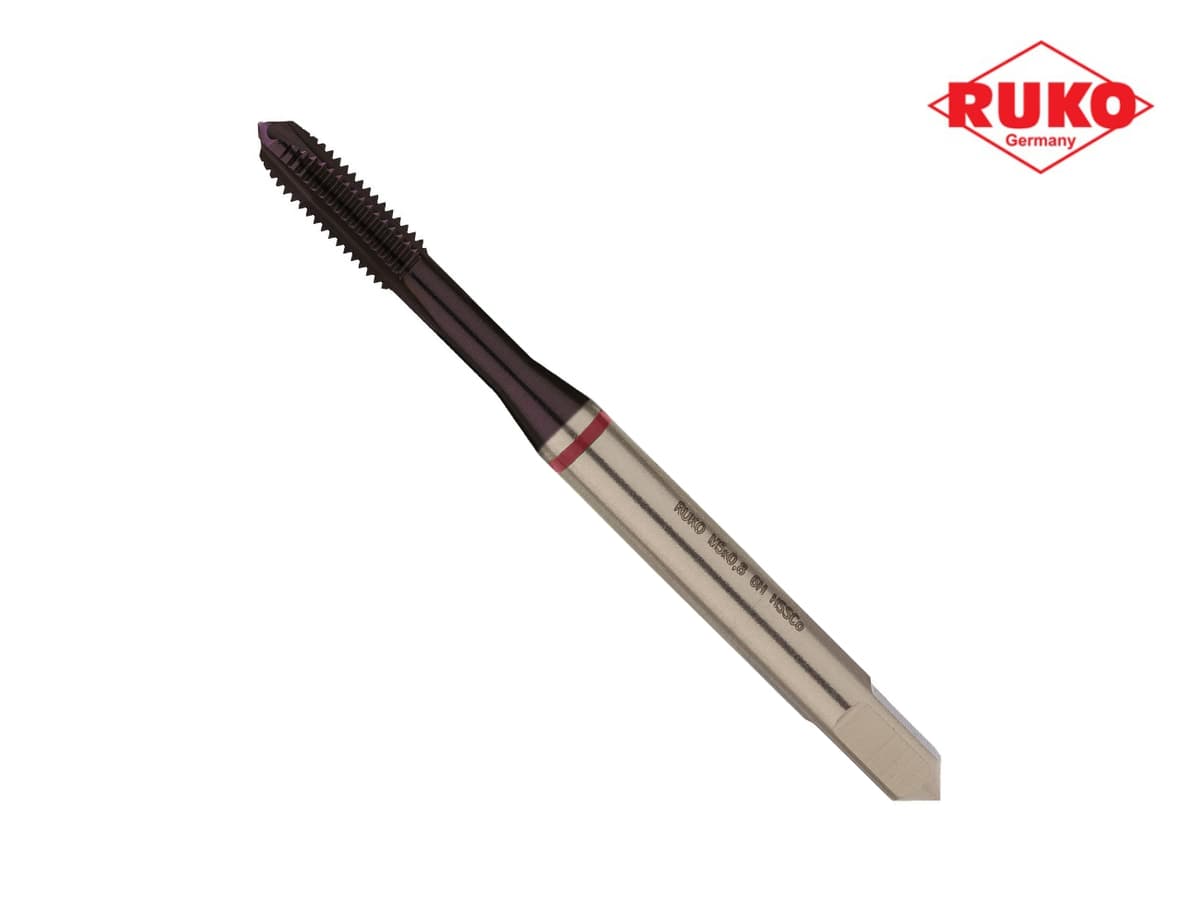 Метчик машинный RUKO HSSE TiALN DIN371 6h метрическая резьба М5х0,8 мм 232050EF