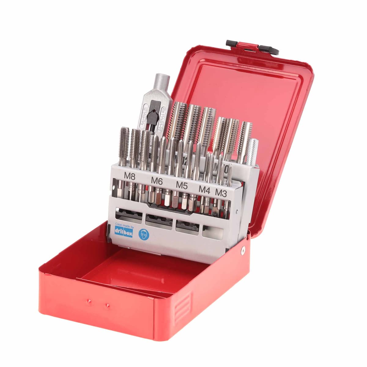 Набор комплектных метчиков RUKO 28 предметов M3-M12 HSSE DIN352 245003ERO