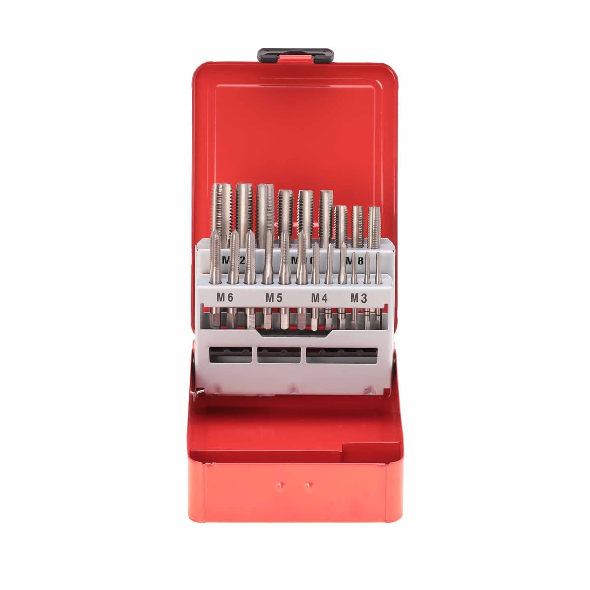 Набор комплектных метчиков RUKO 21 предмет M3-M12 HSS-G DIN352 245001