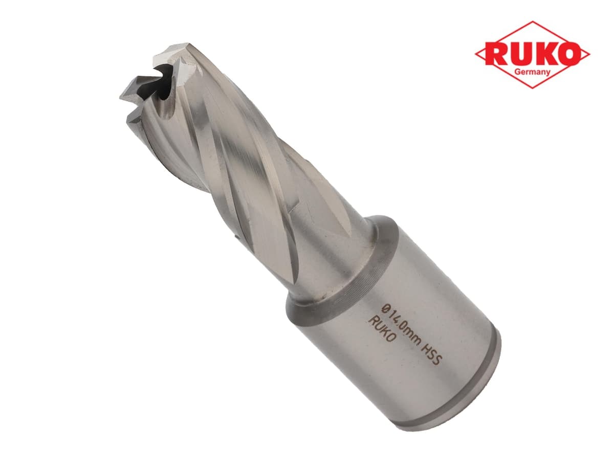 Сверло корончатое RUKO HSS-G 15х63/30 мм Weldon19 108215