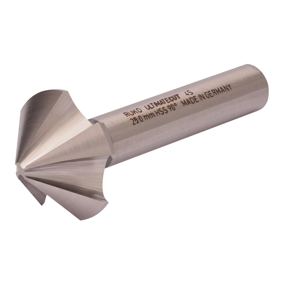 Зенковка RUKO UltimateCut 4S ц/х 90° 25,0 мм HSS-G 4z DIN335C L67 мм Ø10 мм 102883