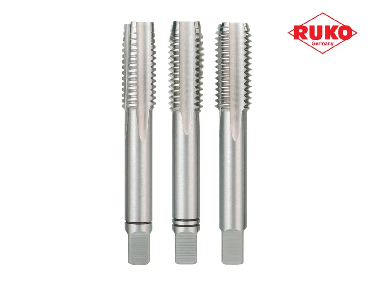 Набор метчиков RUKO HSS-G DIN352 2b дюймовая резьба UNC 3/4"-10 3 шт 246034UNC