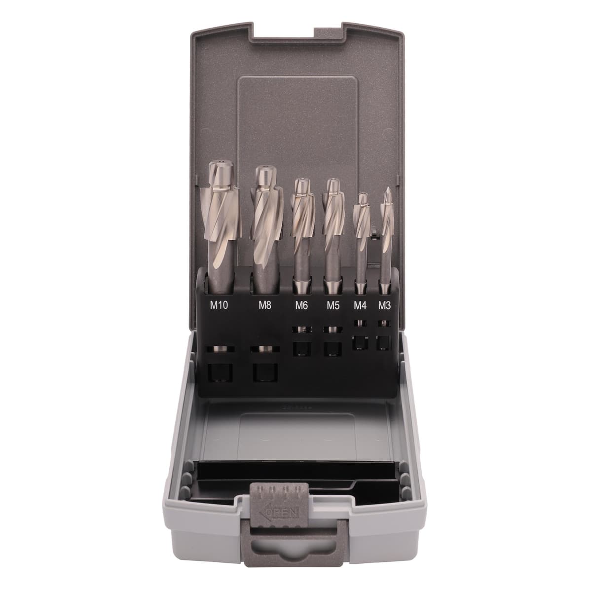 Набор цековок RUKO М3-M10 DIN373 (проходные) HSS 6 шт 102450RO