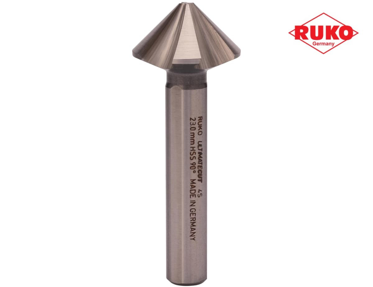 Зенковка RUKO UltimateCut 4S ц/х 90° 23,0 мм HSS-G 4z DIN335C L67 мм Ø10 мм 102882