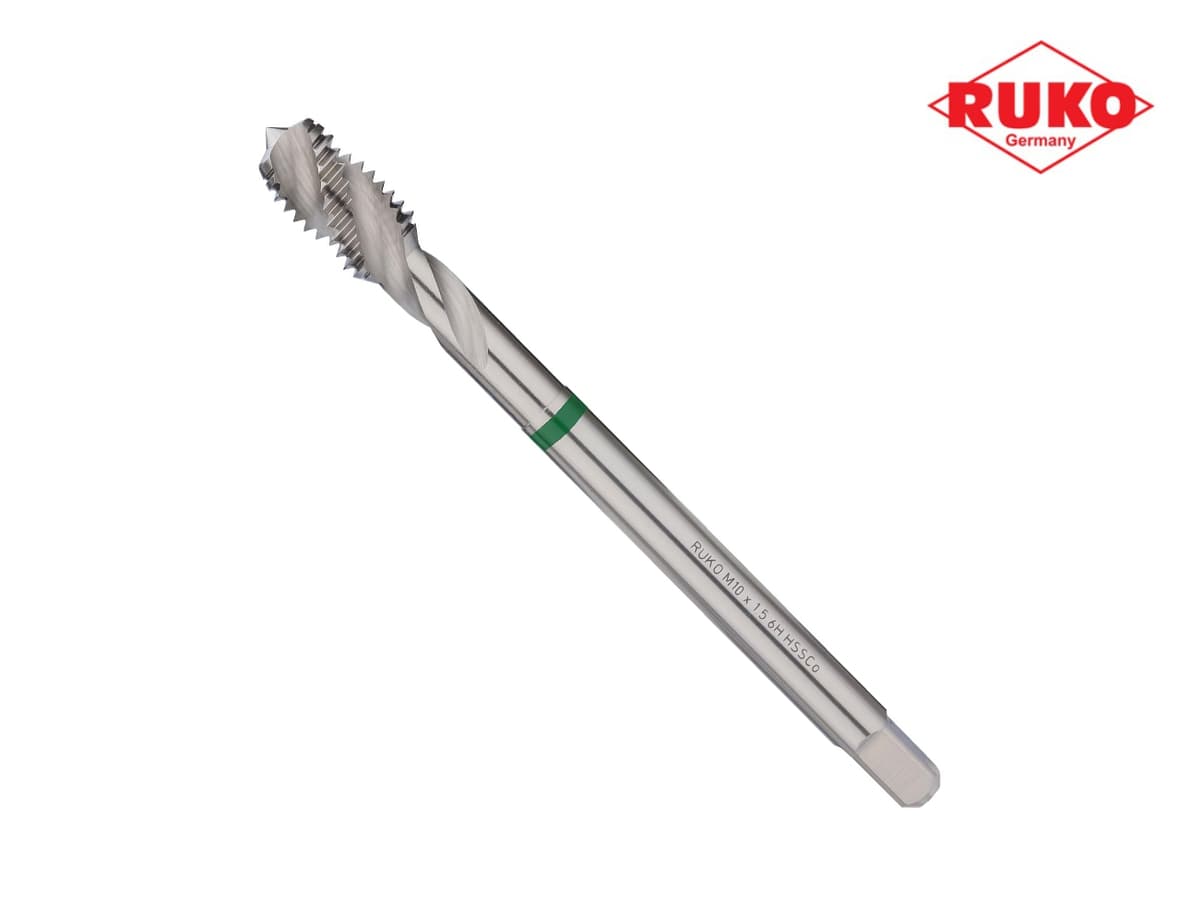Метчик винтовой машинный RUKO HSSE DIN376 6h R35 метрическая резьба М10х1,5 мм 233100E