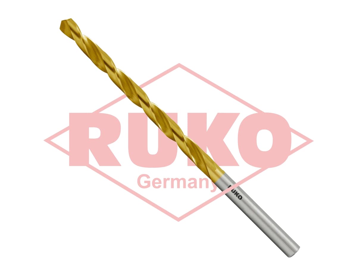 Сверла удлиненные по металлу HSS-G TiN