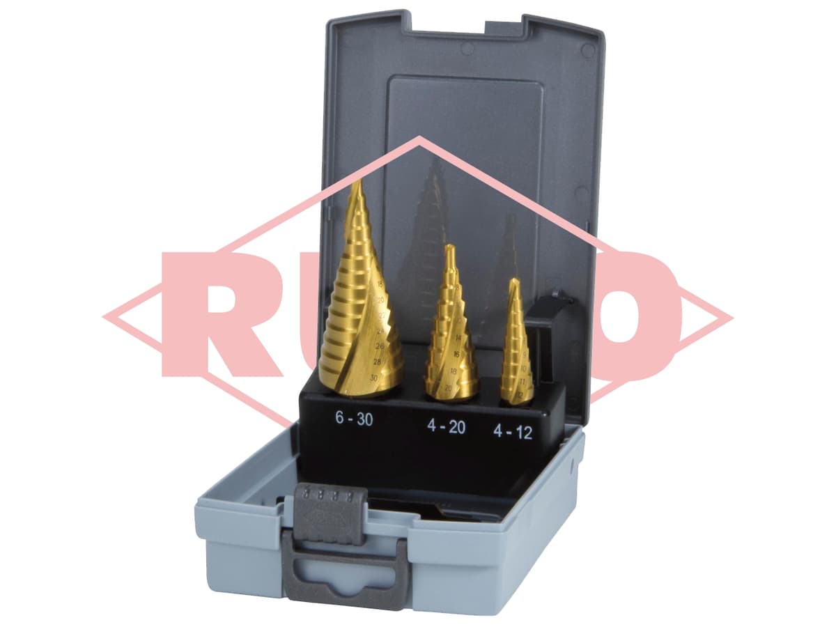 Наборы ступенчатых сверл