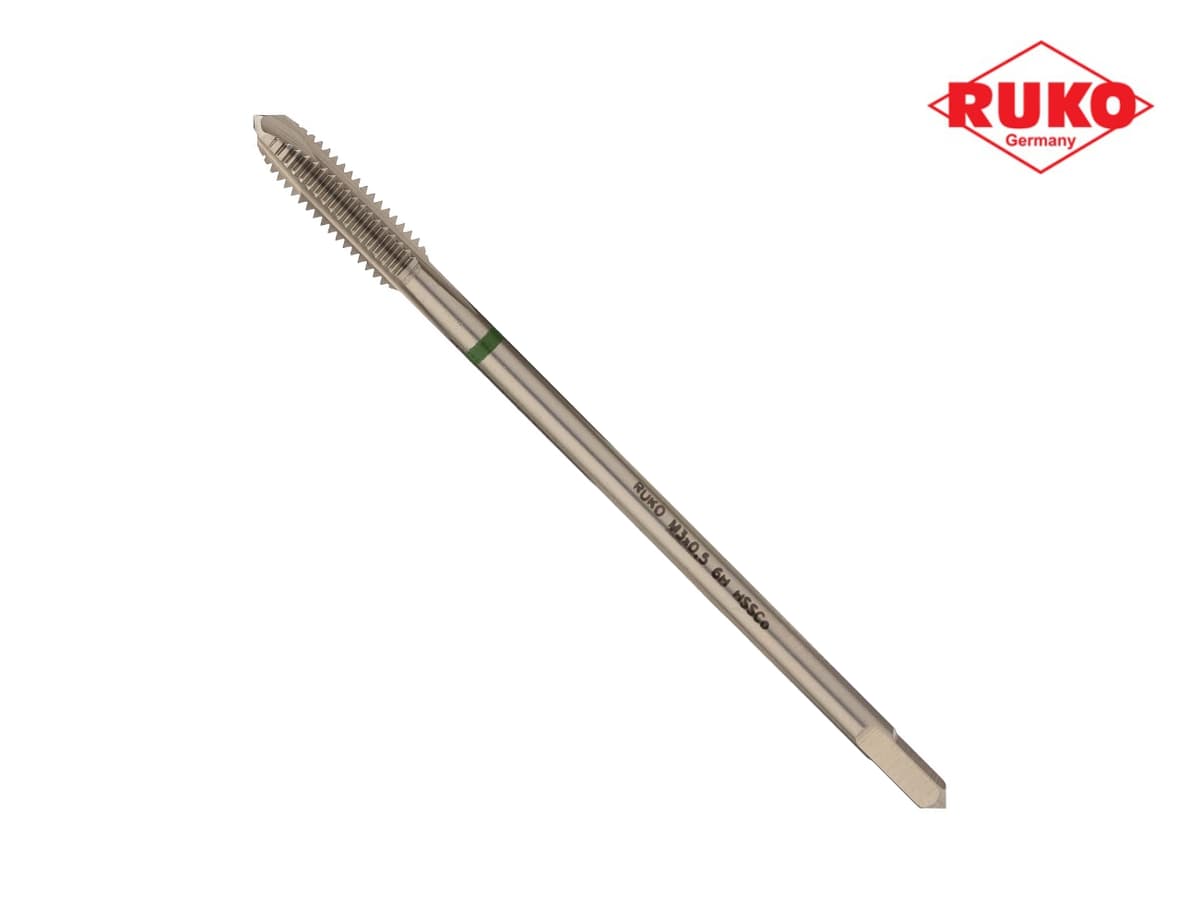 Метчик машинный RUKO HSSE DIN376 6h метрическая резьба М3х0,5 мм 232031E