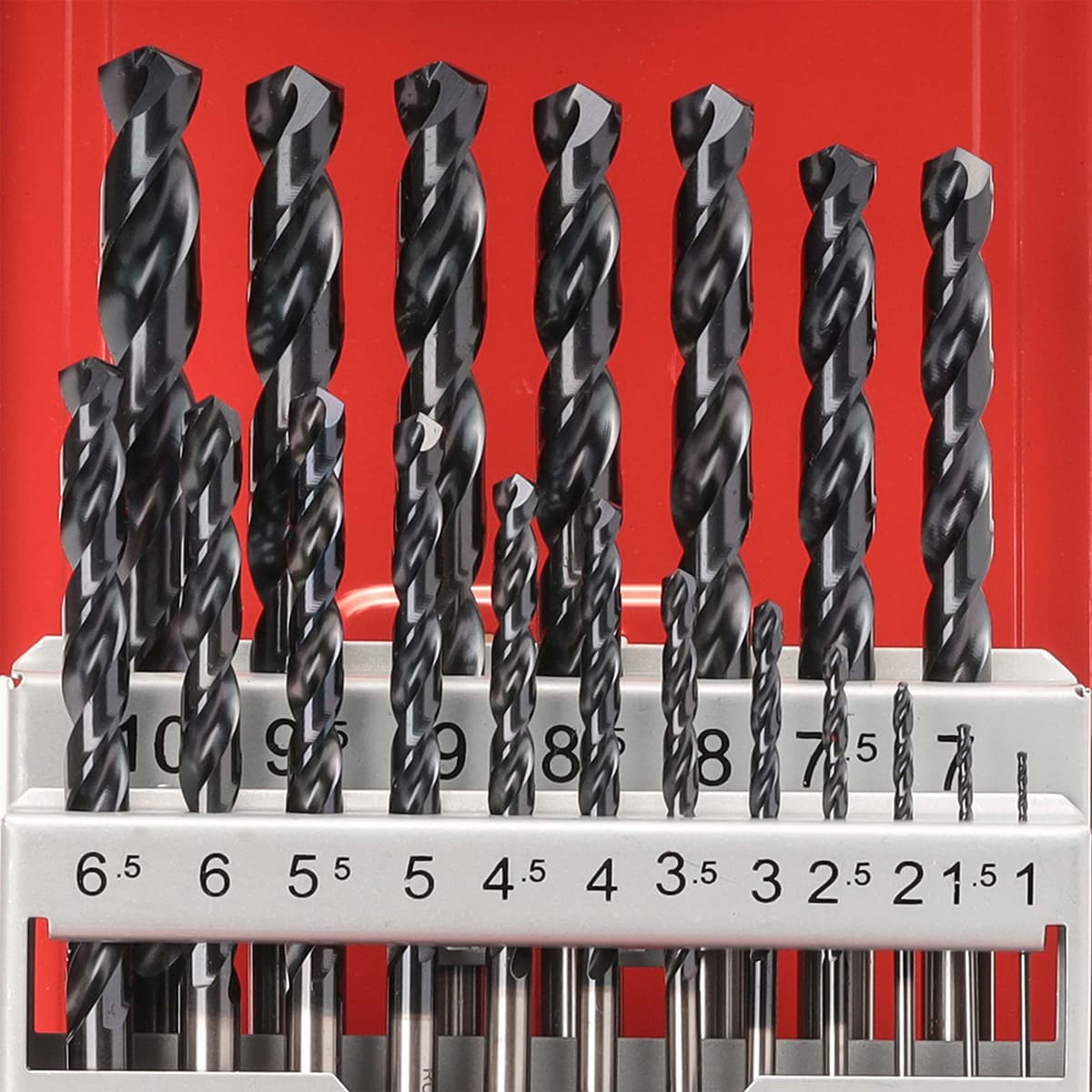 Набор сверл RUKO HSSE-Co8 TiALN 130° DIN338 1,0-10,0 мм 19 шт 281214EF