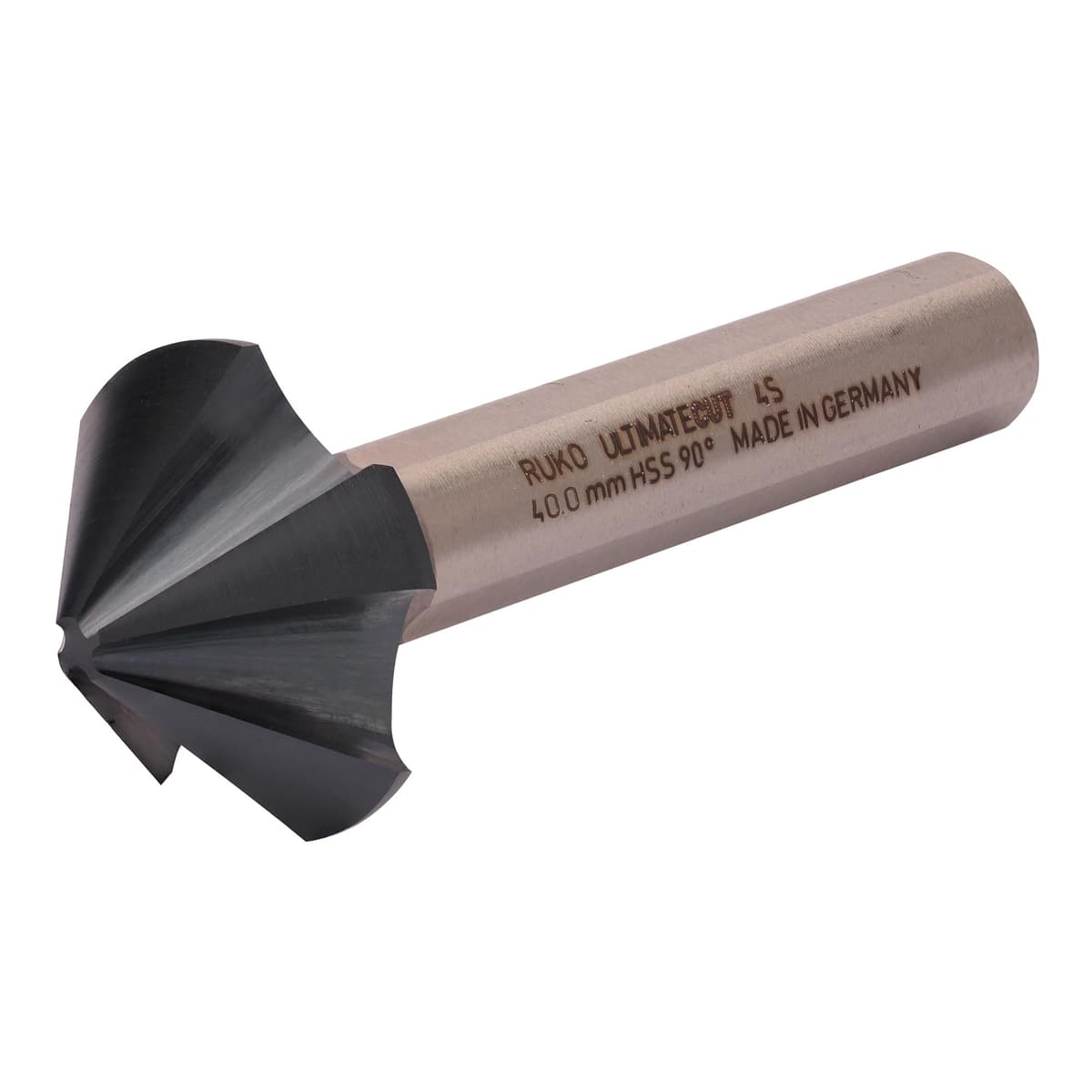 Зенковка RUKO UltimateCut 4S ц/х 90° 40,0 мм HSS-G RunaTec 4z DIN335C L80 мм Ø12 мм 102894P