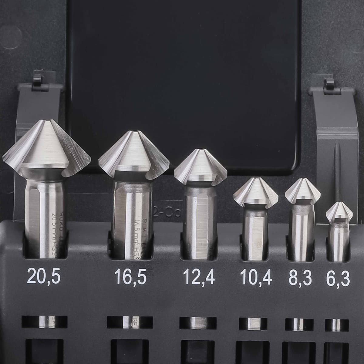 Набор зенковок RUKO UltimateCut 90° 6,3-20,5 мм HSSE-Co5 3z 6 шт 102790ERO