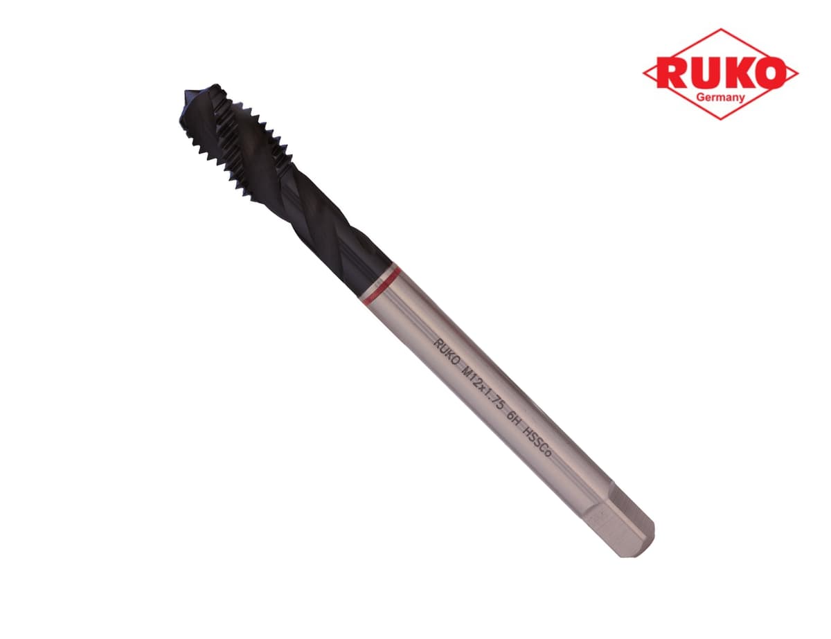 Метчик винтовой машинный RUKO HSSE TiALN DIN376 6h R35 метрическая резьба М12х1,75 мм 233120EF
