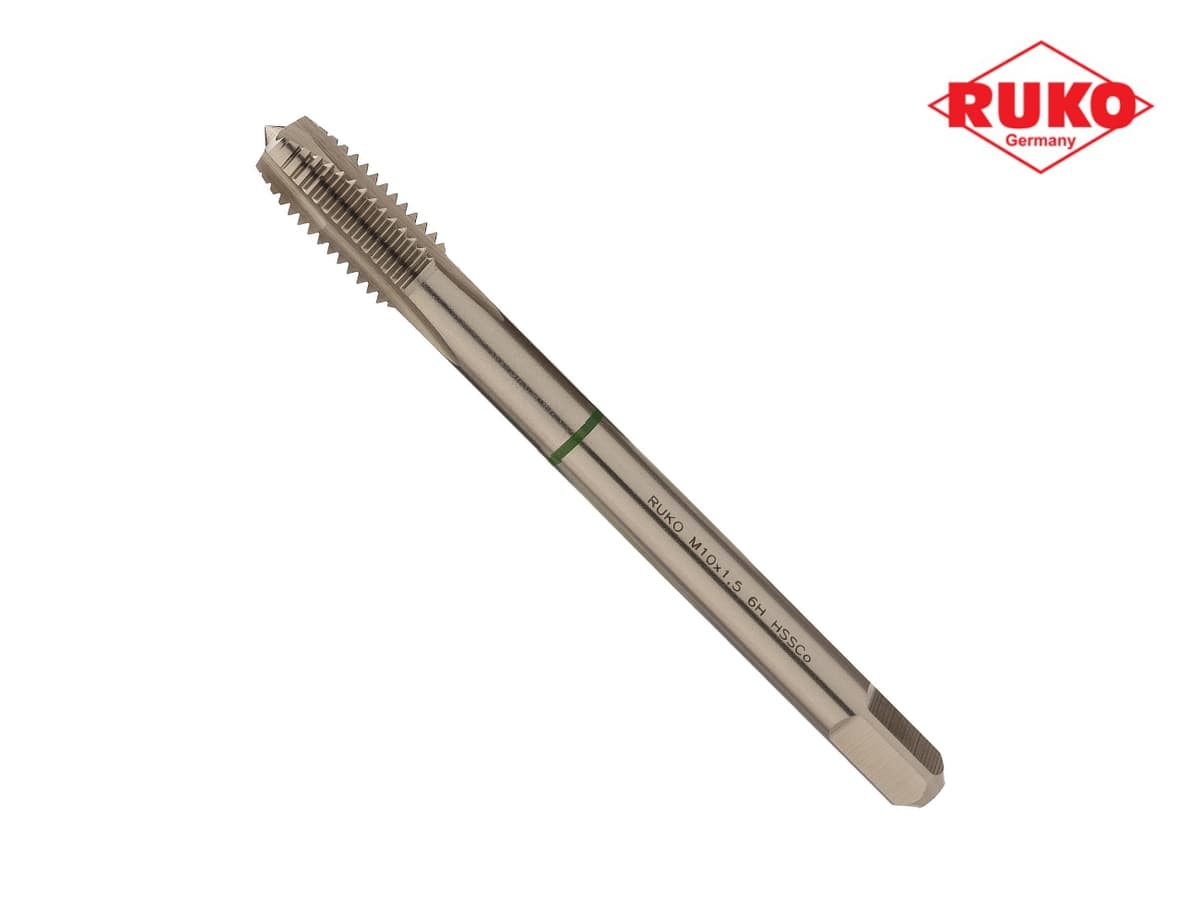 Метчик машинный RUKO HSSE DIN376 6h метрическая резьба М10х1,5 мм 232101E