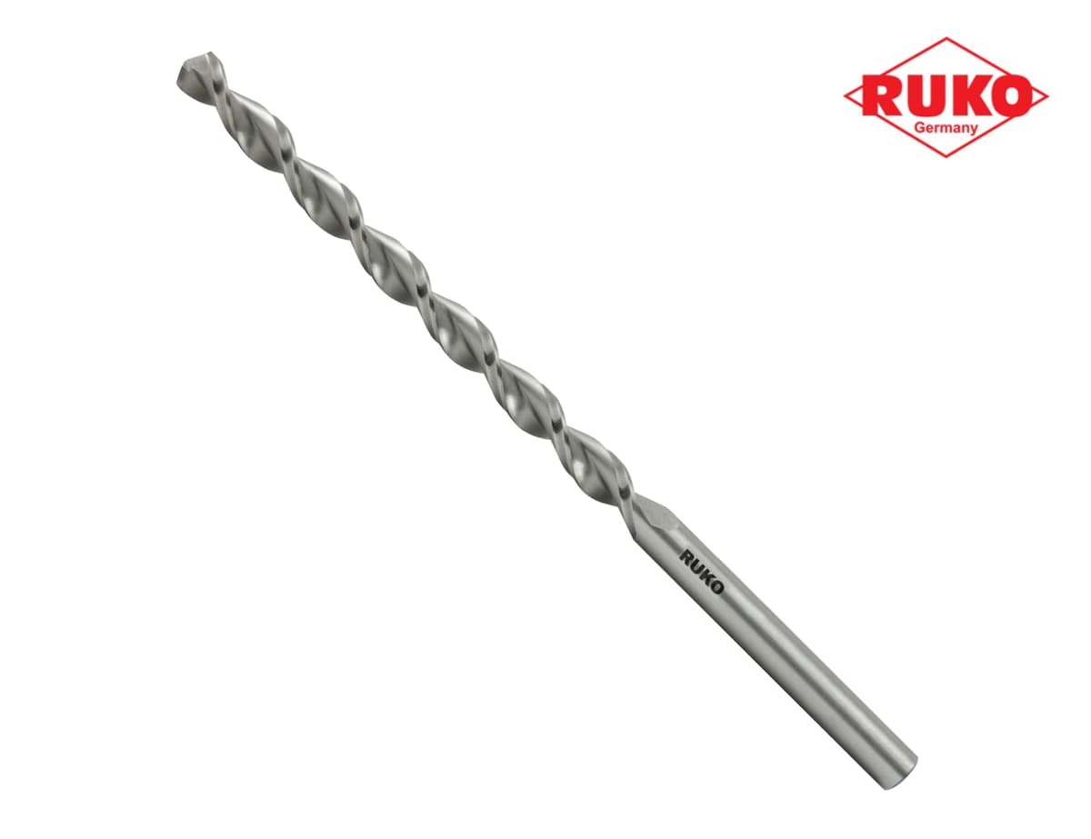 Сверло удлиненное по металлу RUKO TL3000 HSSE-Co5 VA 3,0x100/66 мм DIN340 h8 10xD 130° 253030