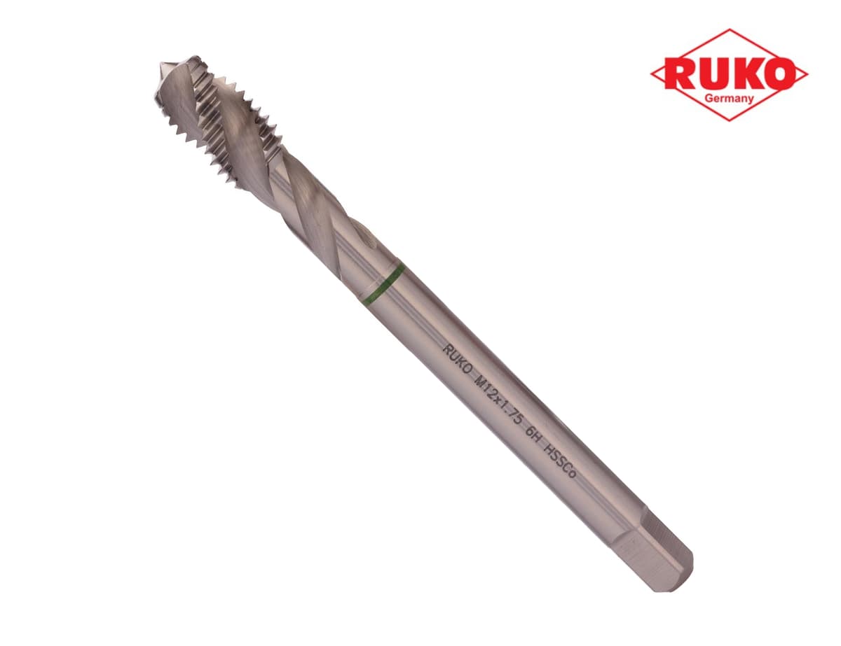 Метчик винтовой машинный RUKO HSSE DIN376 6h R35 метрическая резьба М12х1,75 мм 233120E