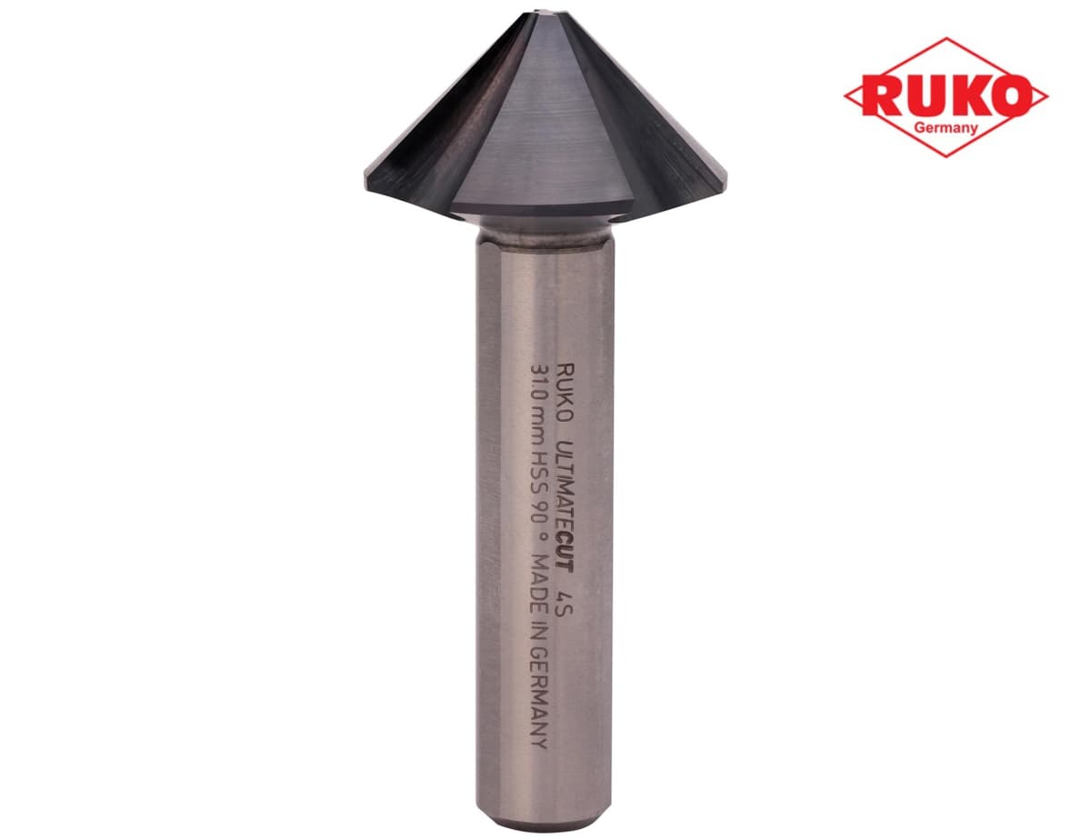 Зенковка RUKO UltimateCut 4S ц/х 90° 31,0 мм HSS-G RunaTec 4z DIN335C L71 мм Ø12 мм 102885P