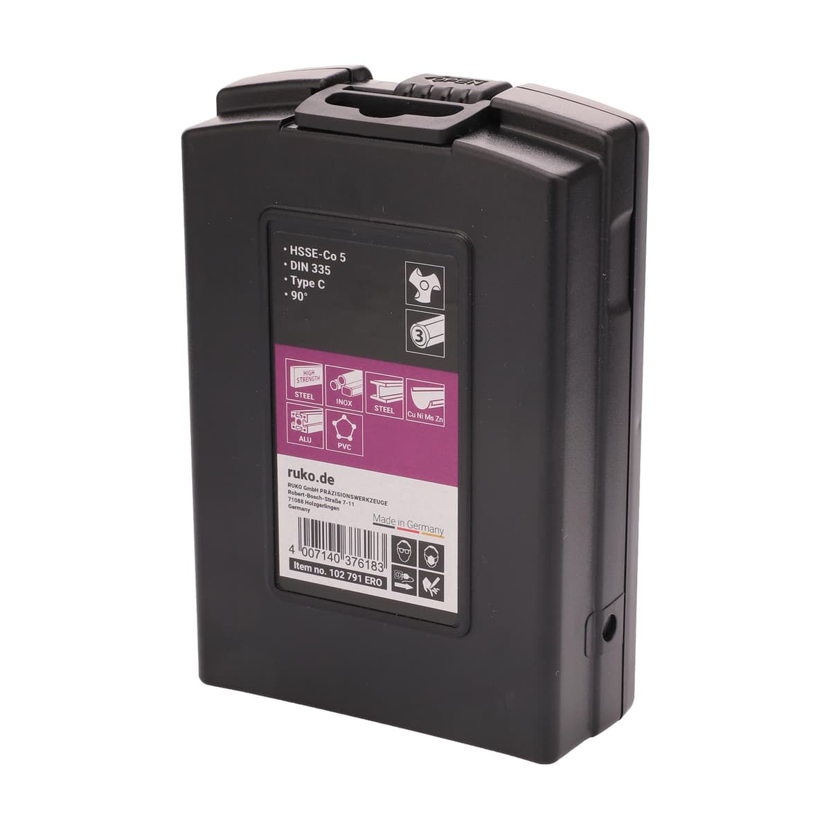 Набор зенковок RUKO UltimateCut 90° 6,3-25 мм HSSE-Co5 3z 5 шт 102791ERO