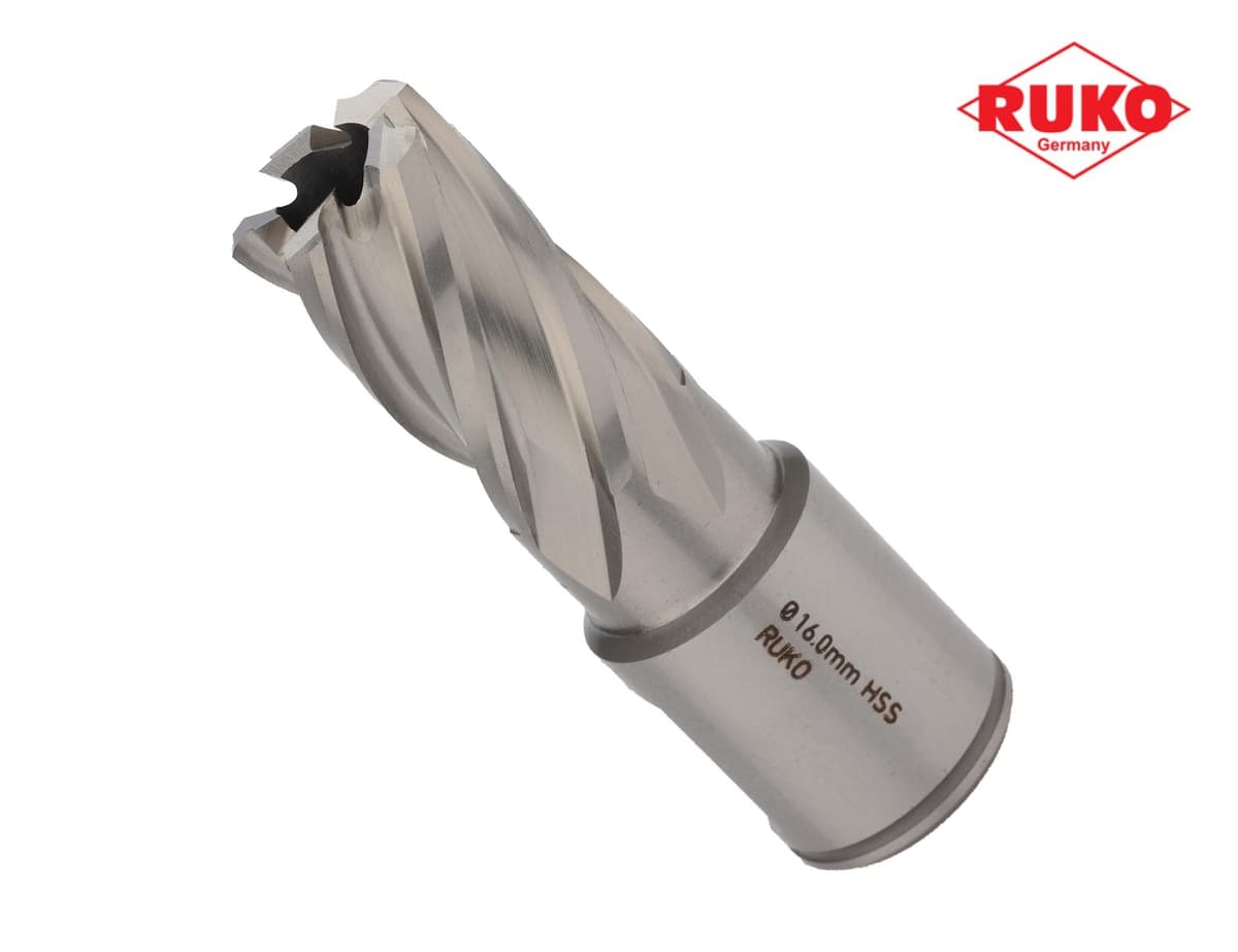 Сверло корончатое RUKO HSS-G 17х63/30 мм Weldon19 108217