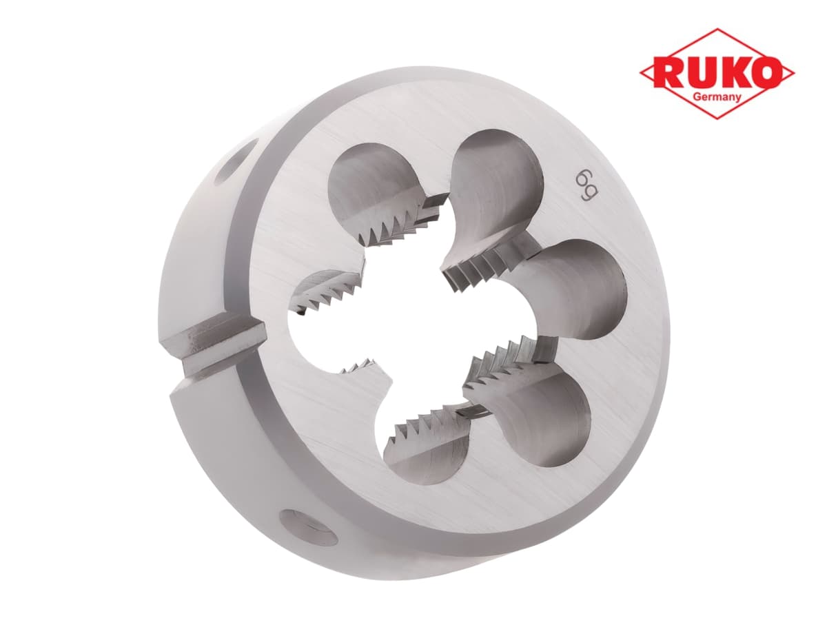 Плашка трубная RUKO G 1/4"-19 HSS DIN EN 24231 A 38x10 мм 240014