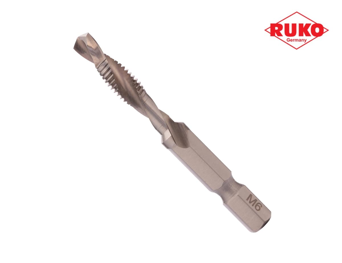 Метчик для шуруповерта RUKO HSS-G 6h метрическая резьба М6х1,0 мм 270017