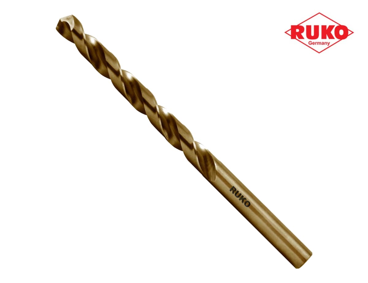 Сверло по металлу RUKO HSSE-Co5 VA 8,6x125/81 мм DIN338 h8 5xD 130° 215086