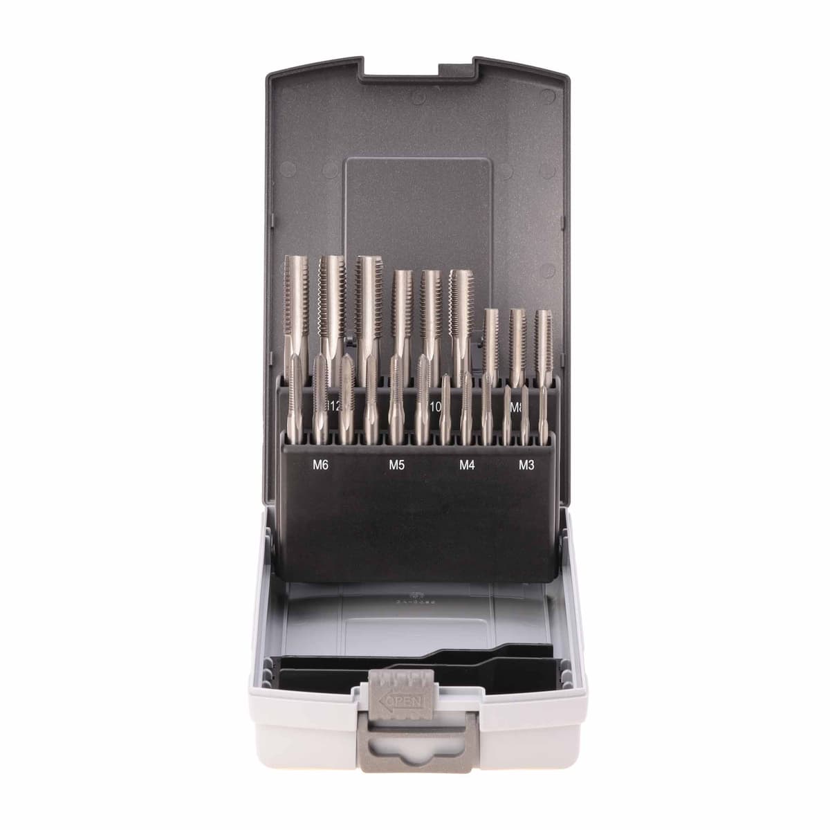 Набор комплектных метчиков RUKO 21 предмет M3-M12 HSS-G DIN352 245001RO