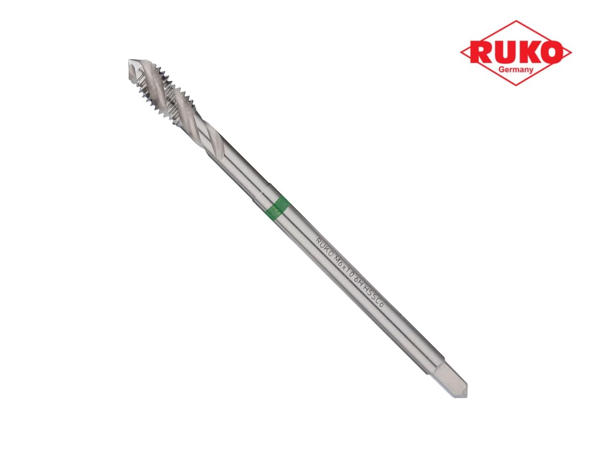 Метчик винтовой машинный RUKO HSSE DIN376 6h R35 метрическая резьба М6х1,0 мм 233060E
