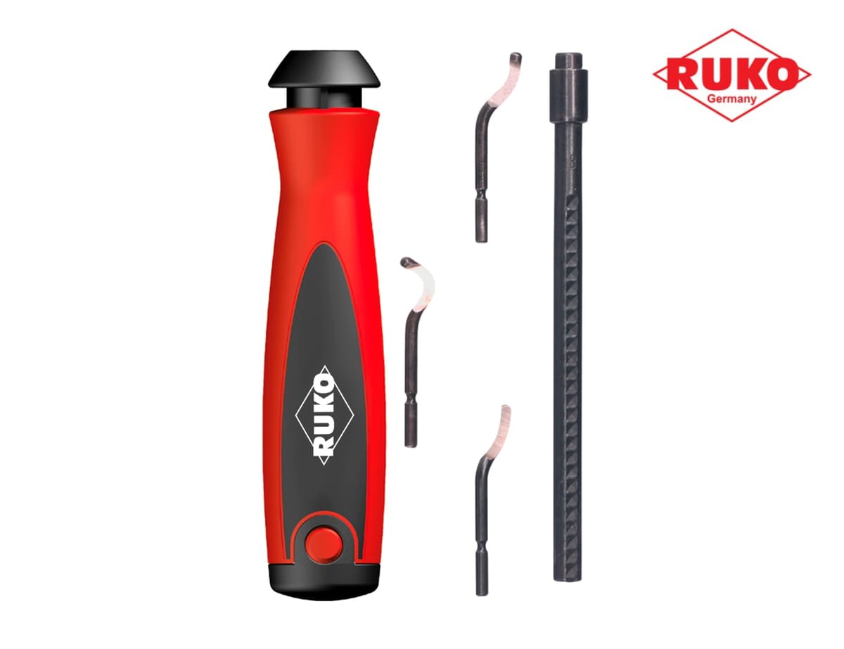 Фаскосниматель в комплекте с лезвиями E100/E200/E300 и держателем RUKO Unigrad "E" 107006