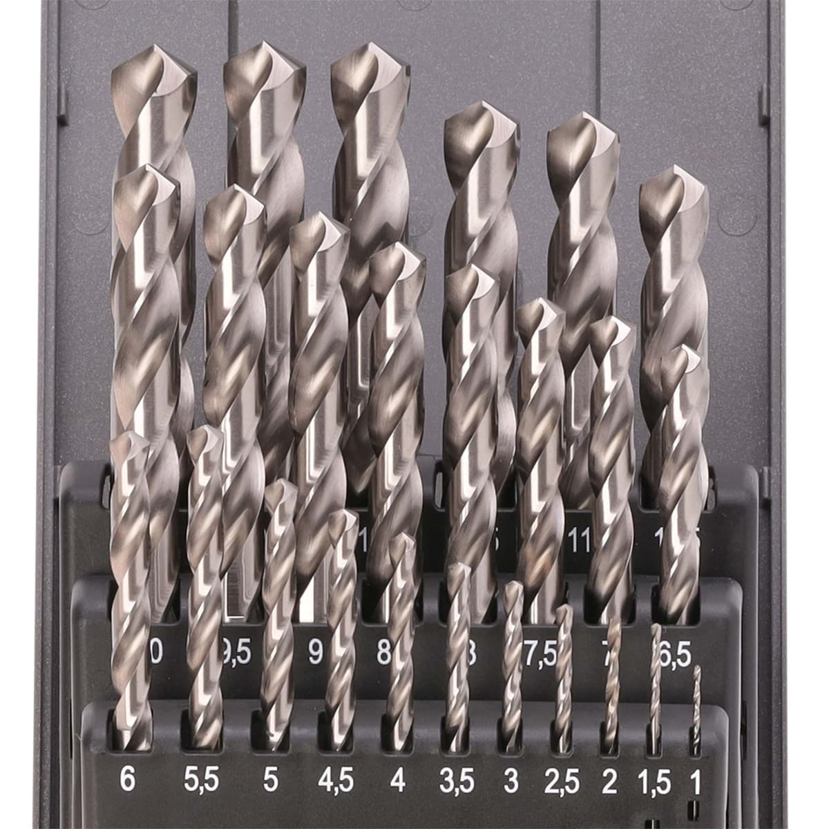 Набор сверл RUKO HSS-G 118° DIN338 1,0-13,0 мм 25 шт 214215RO