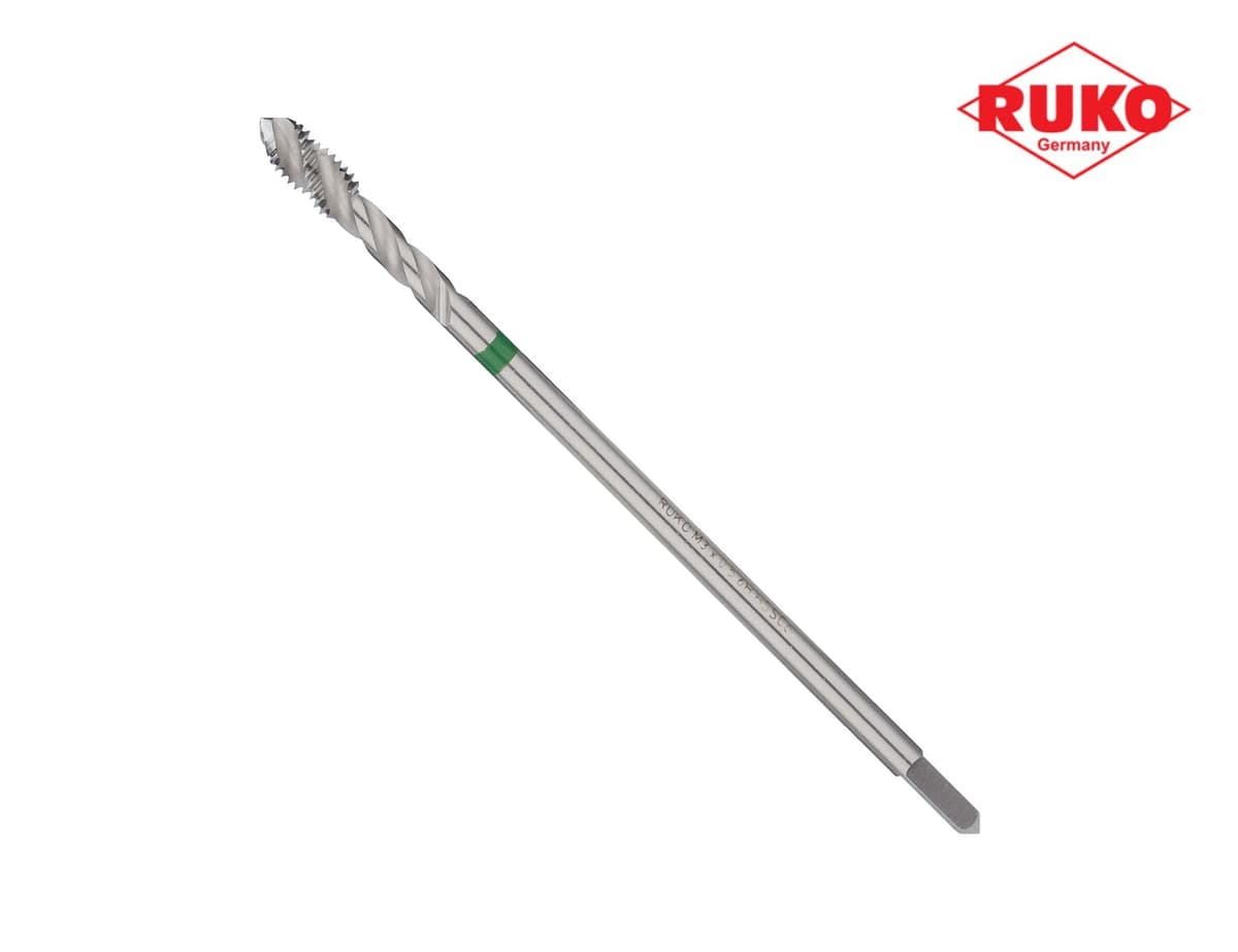 Метчик винтовой машинный RUKO HSSE DIN376 6h R35 метрическая резьба М3х0,5 мм 233030E