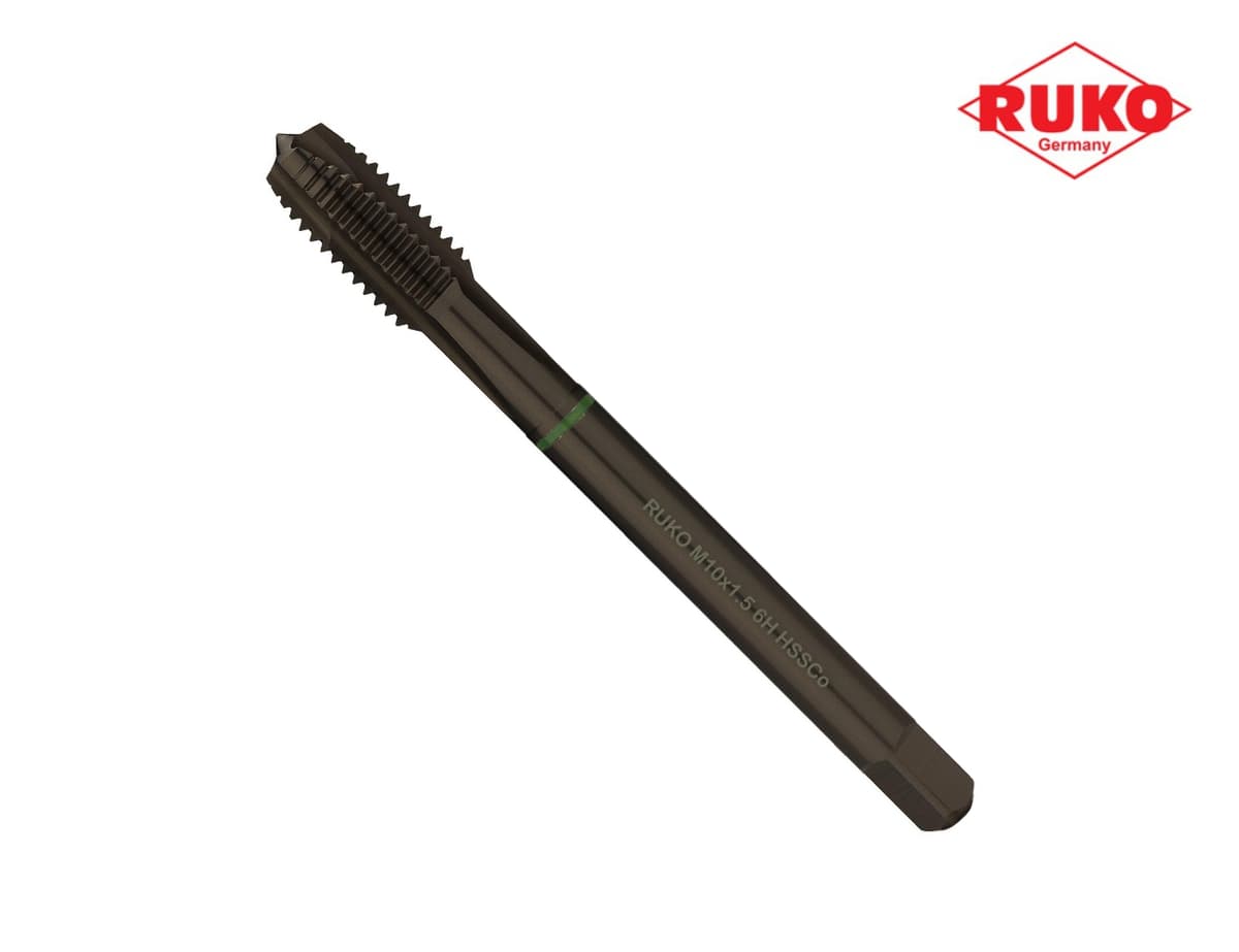 Метчик машинный RUKO HSSE VAP DIN376 6h метрическая резьба М10х1,5 мм 232101VA
