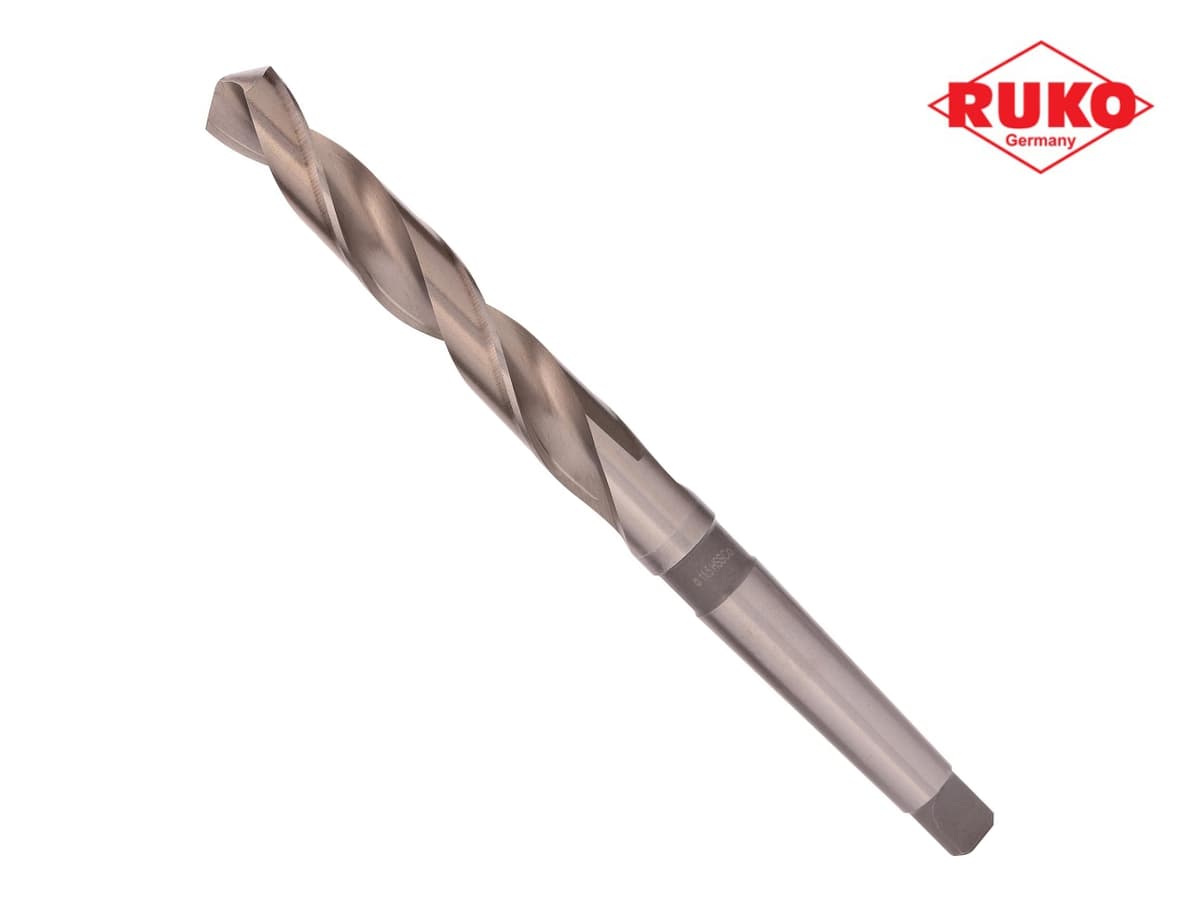 Сверло с коническим хвостовиком RUKO HSSE-Co5 11,5x175/94 мм DIN345 h8 6xD 118° KM1 204115E