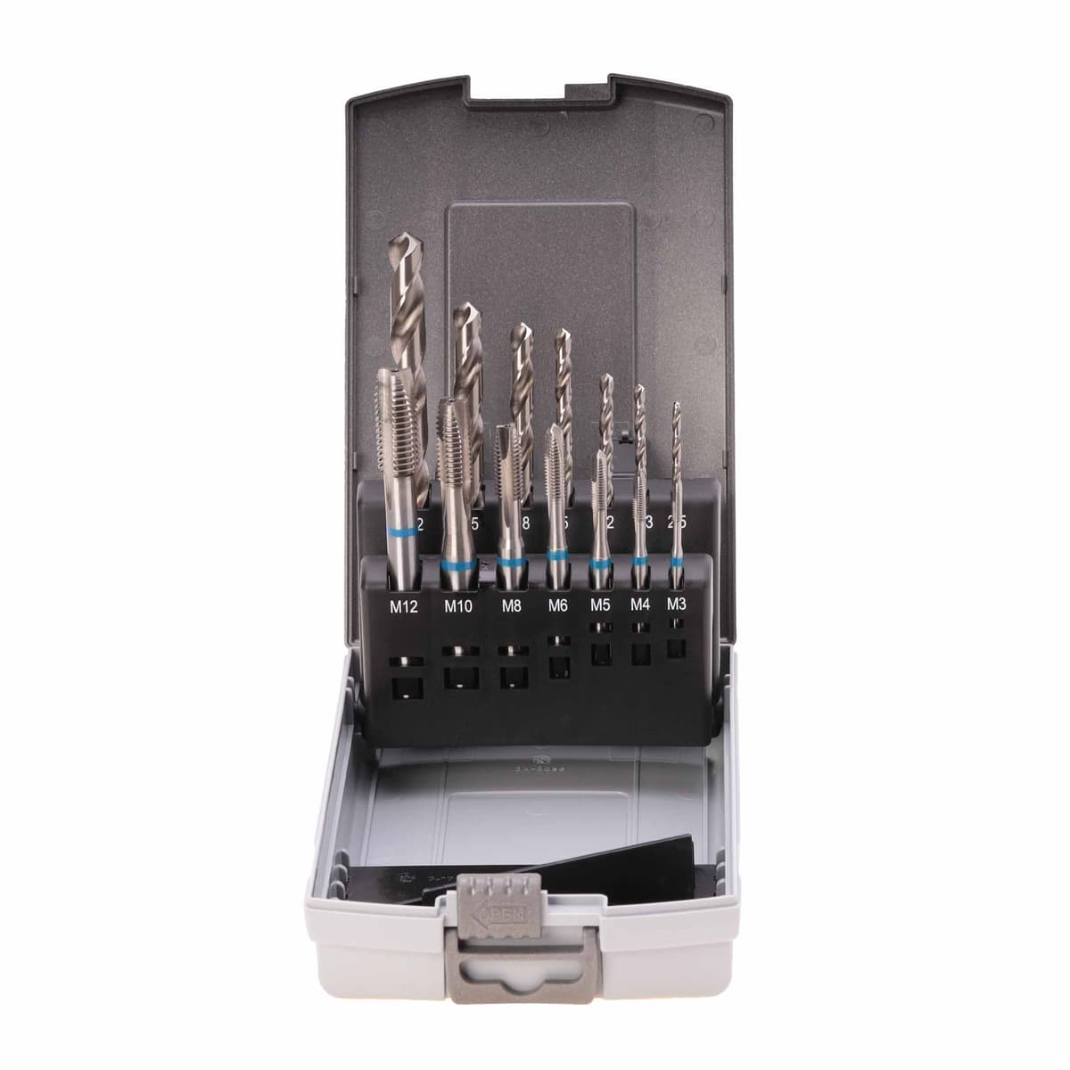 Набор машинных метчиков RUKO 14 предметов M3-M12 HSS-G DIN371/376 245048RO