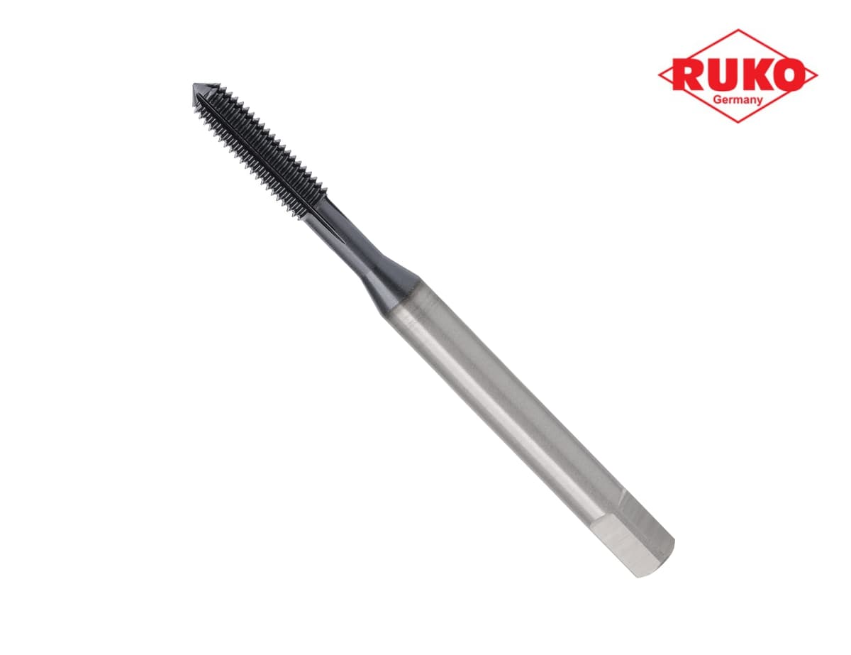Метчик раскатник машинный RUKO HSSE VAP DIN2174 6h метрическая резьба М3х0,5 мм 271003N