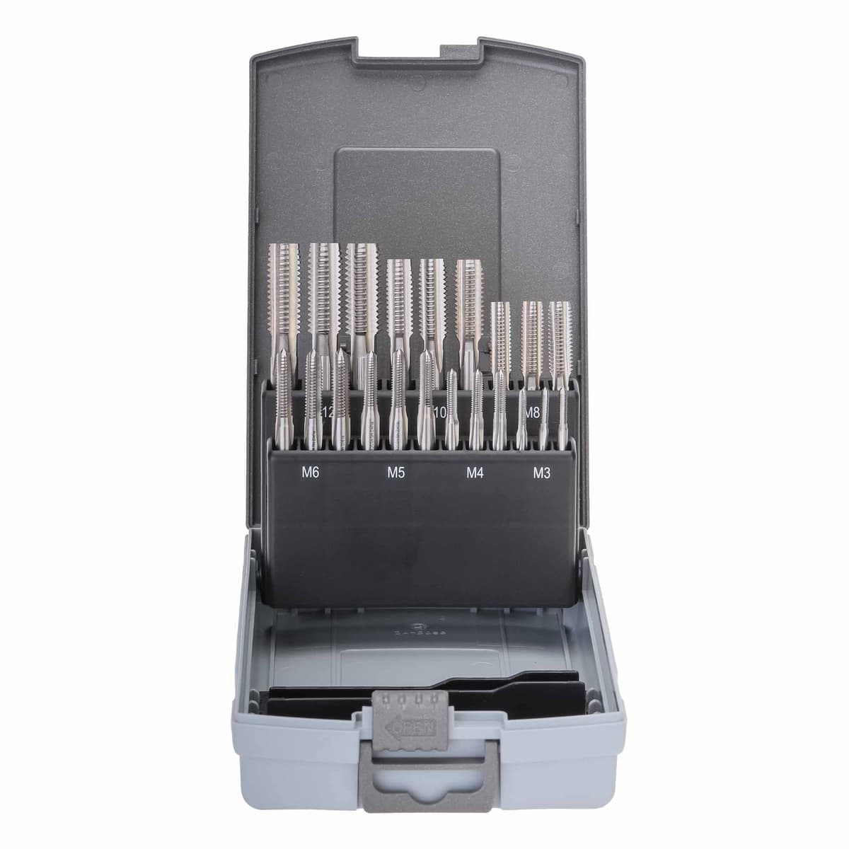 Набор комплектных метчиков RUKO 21 предмет M3-M12 HSSE DIN352 245001ERO