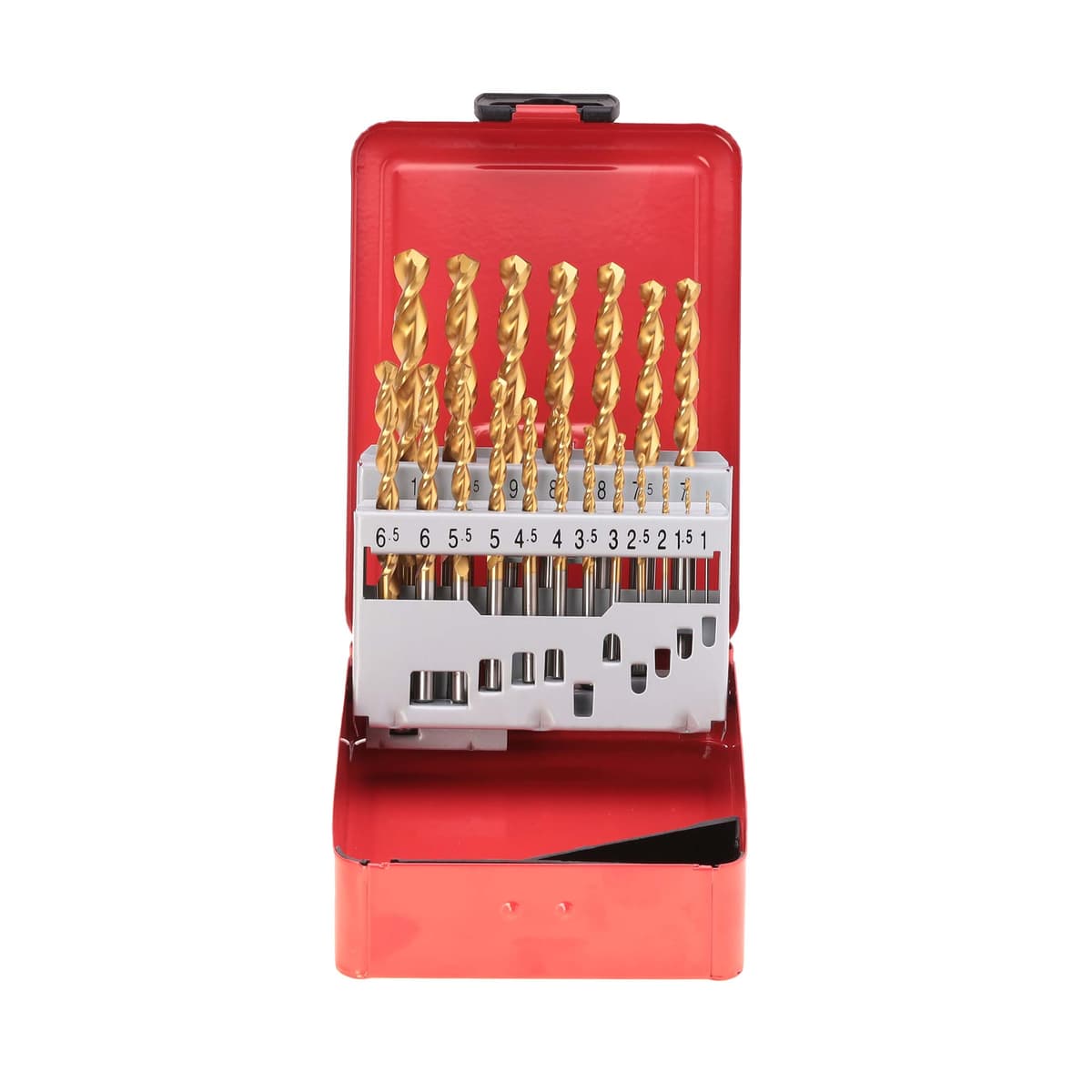 Набор сверл RUKO HSS-G TiN 130° TL3000 DIN338 1,0-10,0 мм 19 шт 258214T