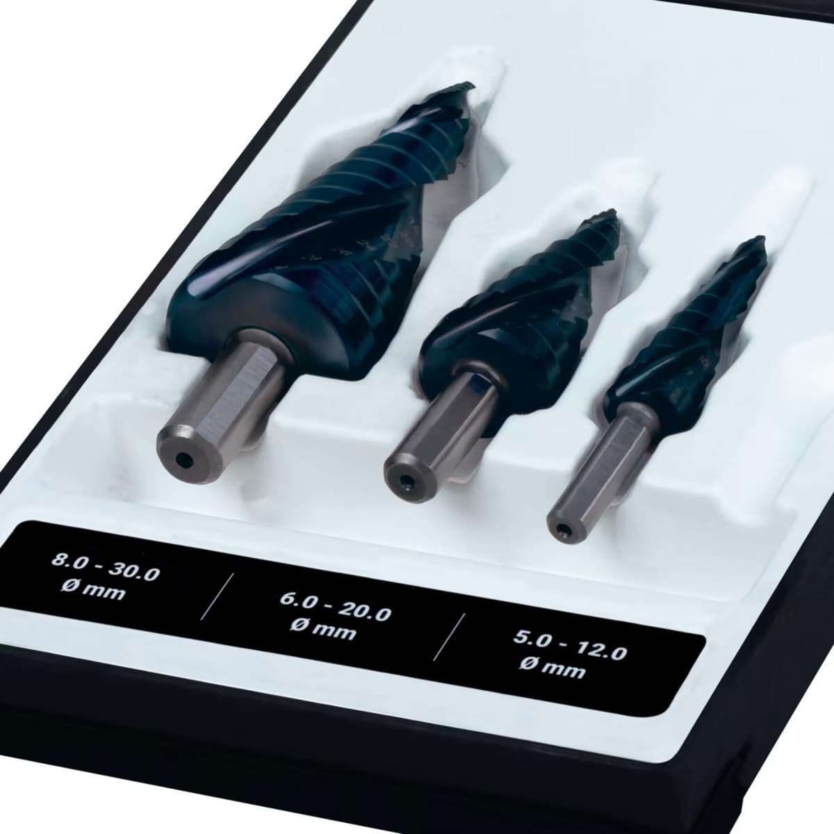 Набор ступенчатых сверл RUKO UltimateCUT HSS-G RUnaTEC 5-12/6-20/8-30 мм 3 шт 101626PRK