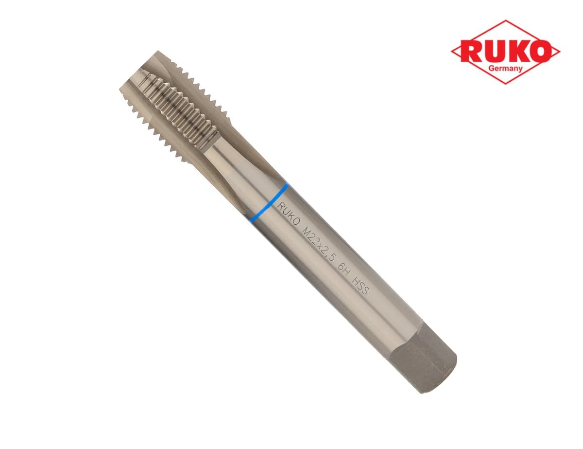 Метчик машинный RUKO HSS-G DIN376 6h метрическая резьба М22х2,5 мм 232220