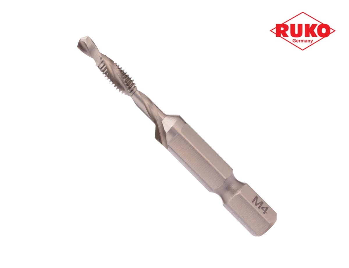 Метчик для шуруповерта RUKO HSS-G 6h метрическая резьба М4х0,7 мм 270015