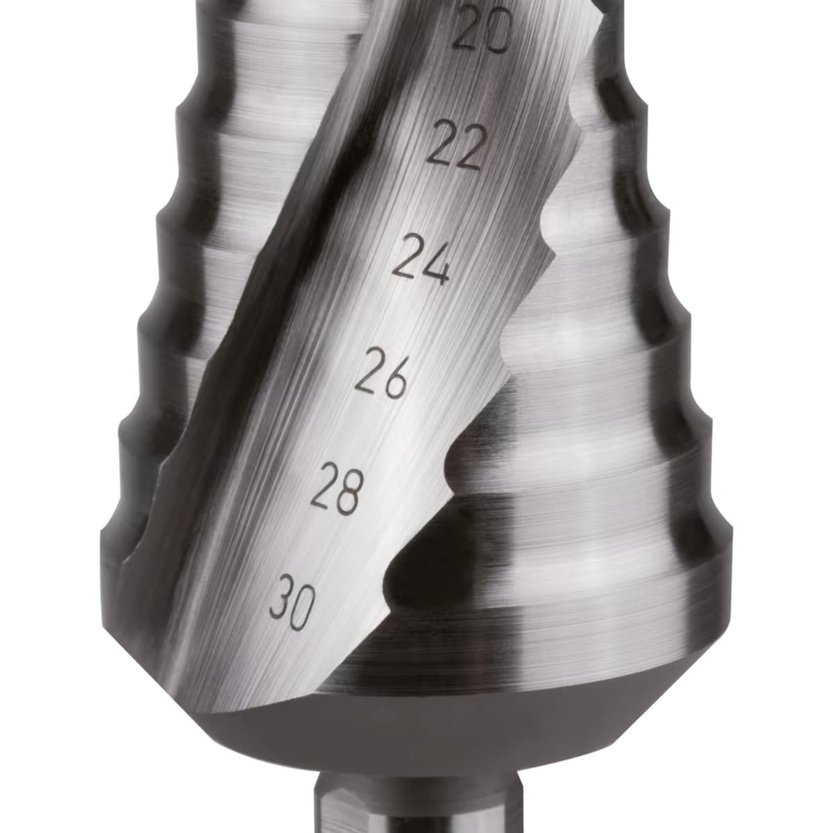 Сверло ступенчатое по металлу RUKO UltimateCUT FlowStep HSS-G 8,0-30,0 мм 12 ступ. L=94,5 мм d=10 мм 101652