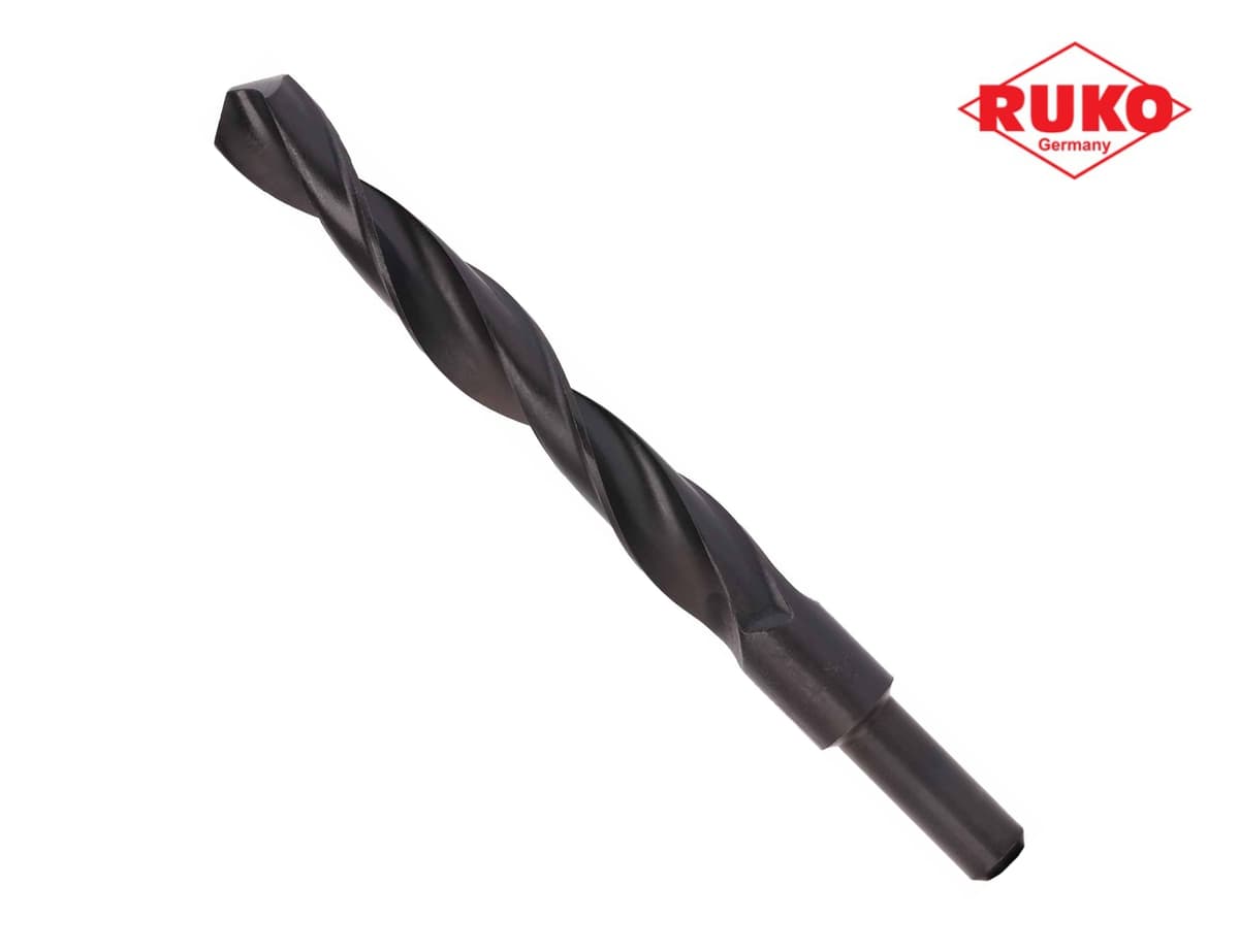 Сверло с проточенным хвостовиком по металлу RUKO HSS-R 24,0x205/140 мм DIN338 h8 5xD 118° 200240