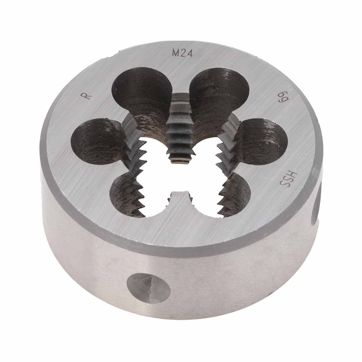 Плашка правая метрическая RUKO М24х3,0 мм HSS DIN EN 22568 6g 55х22 мм 237240