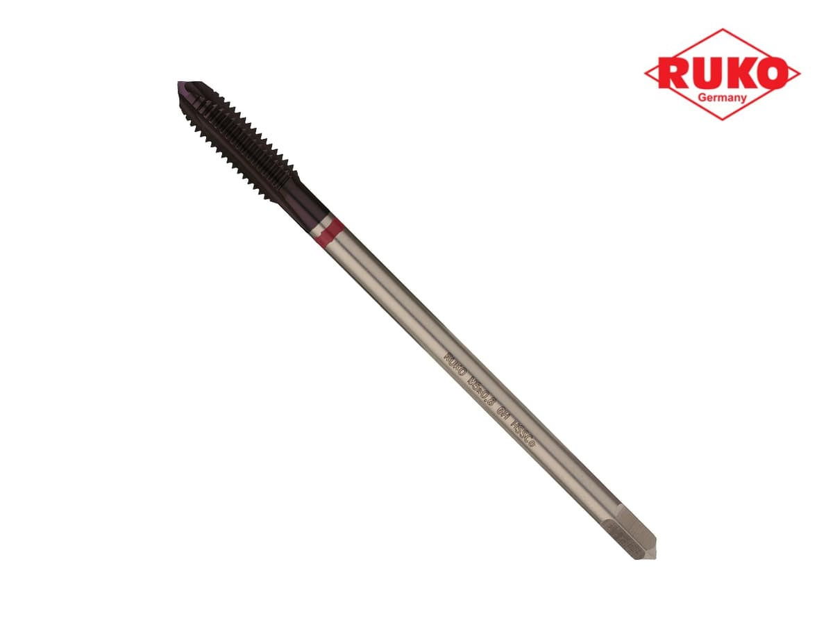 Метчик машинный RUKO HSSE TiALN DIN376 6h метрическая резьба М5х0,8 мм 232051EF