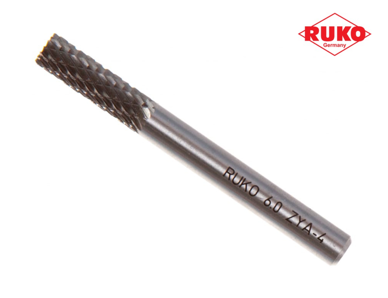 Бор-фрезы цилиндрическая (ZYAS) c торцевыми зубьями HSS